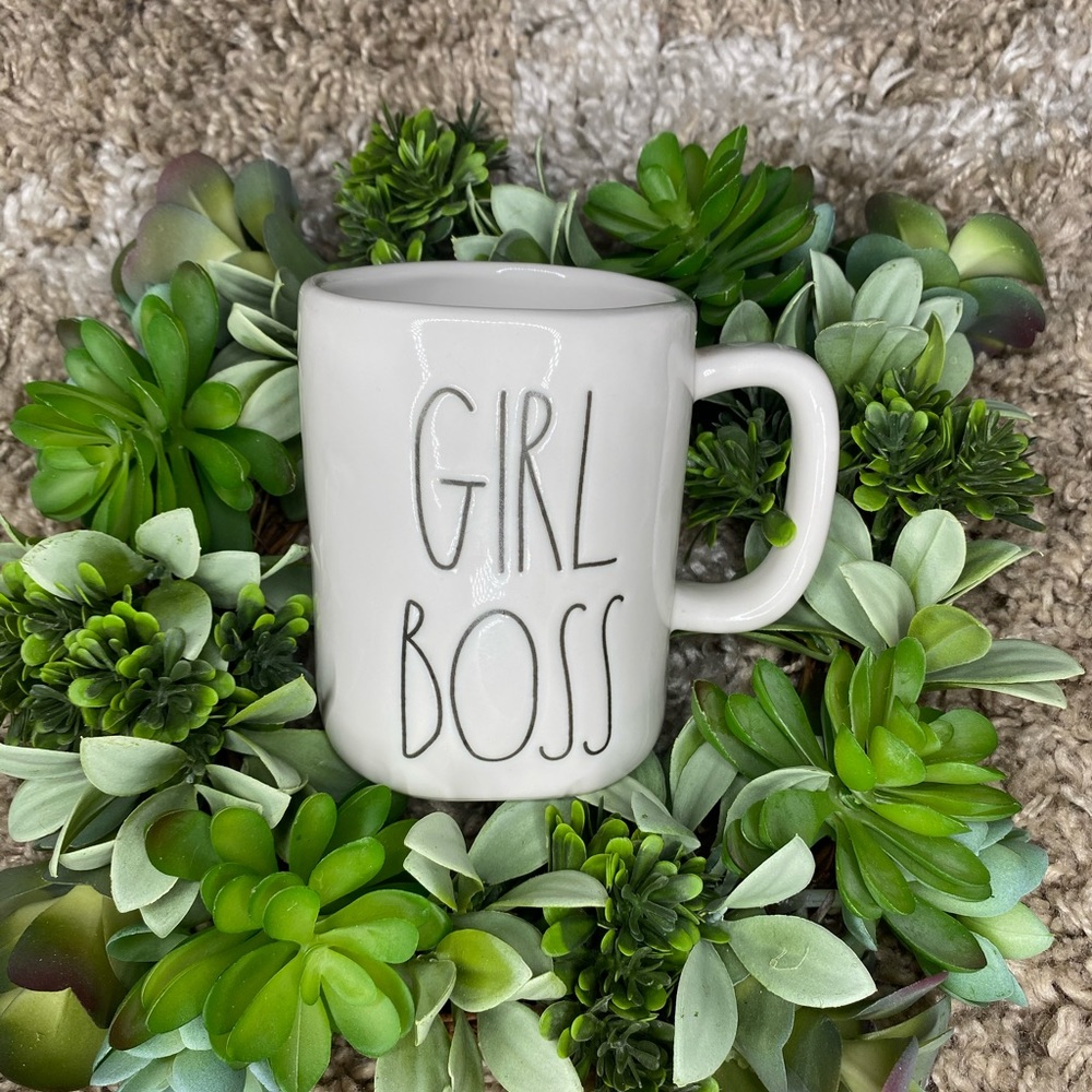 Rae Dunn girl boss mug